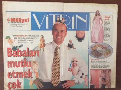 Milliyet Gazetesi Vitrin Eki 20 Haziran 1998 -Babalara En Güzel Babalar Günü Hediyesi GZ6919 - 2