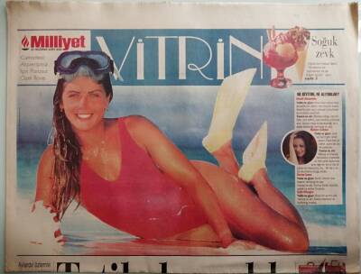 Milliyet Gazetesi Vitrin Eki 21 Haziran 1997 Yemekler De Nefis Manzara Da - GZ37659 - 1