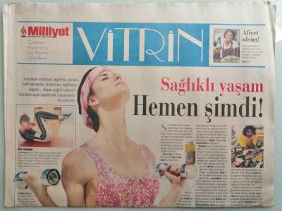 Milliyet Gazetesi Vitrin Eki 23 Ağustos 1997 Sağlıklı Yaşam Hemen Şimdi - GZ37658 - 1