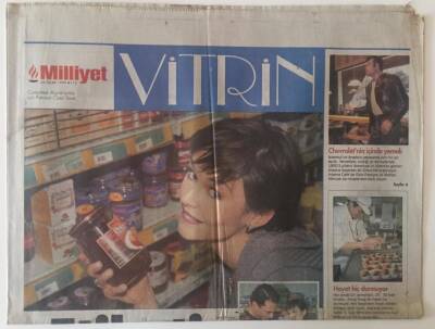 Milliyet Gazetesi Vitrin Eki 23 Ocak 1999 - Etiketi Okuyan Şişmez ! GZ22723 - 1