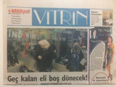 Milliyet Gazetesi Vitrin Eki 24 Ocak 1998 - Ülkeler Ve Kıyafetler GZ38627 - 1