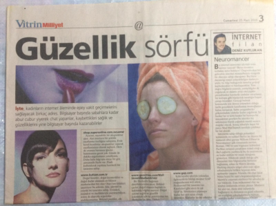 Milliyet Gazetesi Vitrin Eki 25 Mart 2000 - Güzellik Sörfü,Siz Hangi Ağaçtan Düştünüz GZ21559 - 1