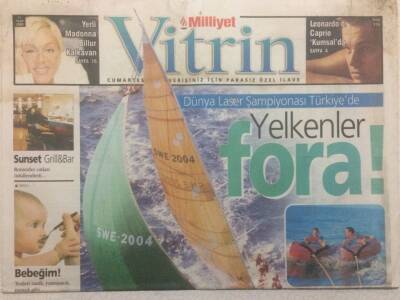 Milliyet Gazetesi Vitrin Eki 25 Mart 2000 - Yerli Madonna Billur Kalkavan GZ34952 - 1