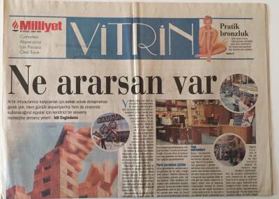 Milliyet Gazetesi Vitrin Eki 27 Eylül 1997 - Pratik Bronzluk GZ26631 - 1