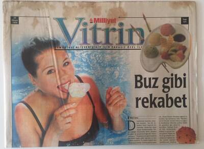 Milliyet Gazetesi Vitrin Eki 29 Mayıs 1999 - Buz Gibi Rekabet GZ22731 - 1