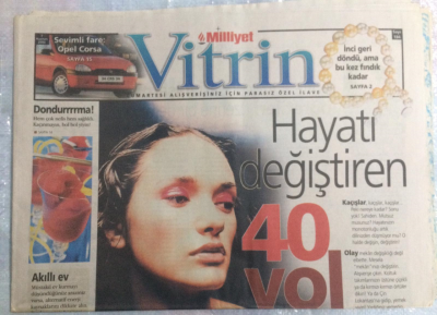 Milliyet Gazetesi Vitrin Eki 3 Haziran 2000 - Hayatı Değiştiren 40 Yol GZ21560 - 1