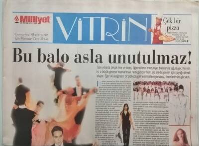 Milliyet Gazetesi Vitrin Eki 31 Mayıs 1997 Bir Balo Asla Unutulmaz - GZ44610 - 2