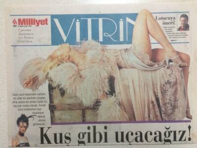 Milliyet Gazetesi Vitrin Eki 4 Ekim 1997 - Bülent Ersoyun Kıyafetleri GZ34310 - 1