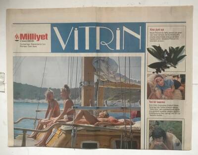 Milliyet Gazetesi Vitrin Eki 4 Temmuz 1998 - Dağ Başını Parkur Sarmış GZ7974 - 1