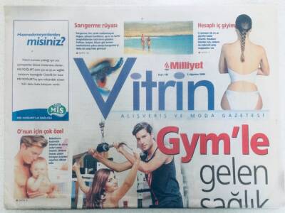 Milliyet Gazetesi Vitrin Eki 5 Ağustos 2000 - GYMle Gelen Sağlık GZ40351 - 1