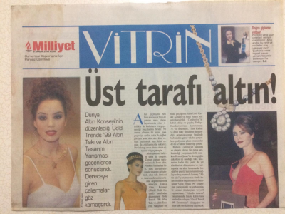 Milliyet Gazetesi Vitrin Eki 5 Aralık 1998 - Üst Tarafı Altın,Doğru Giyinme Rehberi GZ24876 - 1