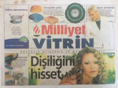 Milliyet Gazetesi Vitrin Eki 5 Mayıs 2001 - Dişiliğini Hisset GZ35304 - 1