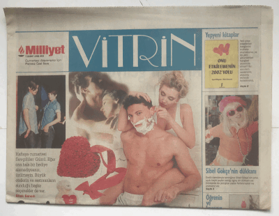 Milliyet Gazetesi Vitrin Eki 7 Şubat 1998 - Cemil İpekçi Nereden Giyiniyor ? GZ3724 - 1