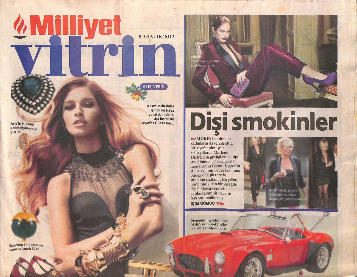 Milliyet Gazetesi Vitrin Eki 8 Aralık 2012 GZ158410 - 1