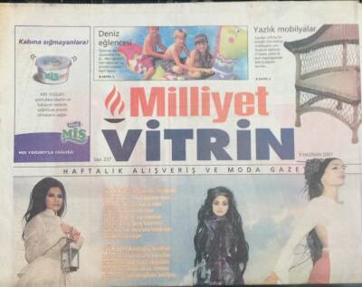 Milliyet Gazetesi Vitrin Eki 9 Haziran 2001 Kız Kulesi Herasıyla Yeniden Buluştu GZ36215 - 1