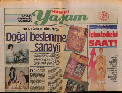 Milliyet Gazetesi Yaşam Eki 11 Mart 1990 - Doğal Beslenme Sanayii GZ75078 - 1
