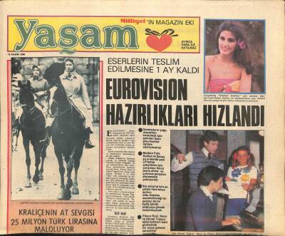 Milliyet Gazetesi Yaşam Eki - 12 Kasım 1980 - Kraliçe Elizabethin At Sevgisi GZ110193 - 1