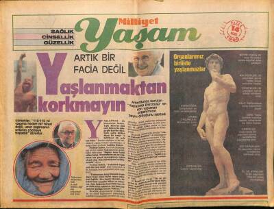 Milliyet Gazetesi Yaşam Eki 14 Ocak 1990 - Yaşlanmaktan Korkmayın GZ75081 - 1