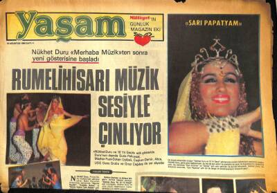 Milliyet Gazetesi Yaşam Eki 18 Ağustos 1980 - Nükhet Duru Merhaba Müzikten Sonra Yeni Gösterisine Başladı GZ86278 - 1