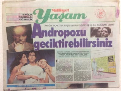 Milliyet Gazetesi Yaşam Eki 18 Mart 1990 - Andrapozu Geciktirebilirsiniz GZ24501 - 1