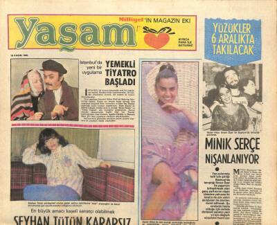 Milliyet Gazetesi Yaşam Eki - 19 Kasım 1980 - Minik Serçe Sezen Aksu Nişanlanıyor GZ110195 - 1