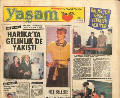 Milliyet Gazetesi Yaşam Eki - 2 Aralık 1980 - Harika Değirmenciye Gelinlik Yakıştı GZ110183 - 1