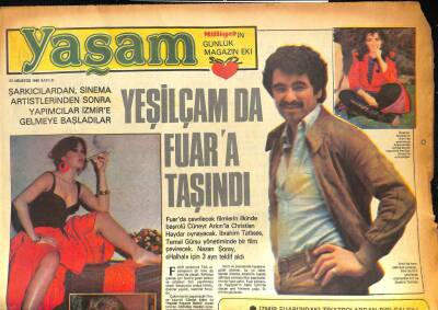 Milliyet Gazetesi Yaşam Eki 23 Ağustos 1980 - Yeşilçamda Fuara Taşındı GZ86283 - 1
