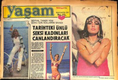 Milliyet Gazetesi Yaşam Eki 24 Eylül 1980 - Seyyal Taner Yeni Şovu İçin Kollarını Sıvadı GZ86301 - 1