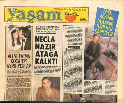 Milliyet Gazetesi Yaşam Eki - 26 Kasım 1980 - Necla Nazır Atağa Kalktı GZ110190 - 1