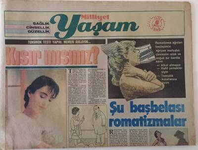 Milliyet Gazetesi Yaşam Eki 6 Mayıs 1990 - Şu Başbelesı Romatizmalar GZ25082 - 1