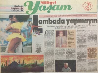 Milliyet Gazetesi Yaşam Eki 7 Ocak 1990 - Sağlıksız Bir Nesil Yetişiyor GZ34838 - 1