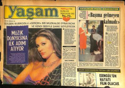 Milliyet Gazetesi Yaşam Eki 9 Eylül 1980 - Gülşen Bubikoğlu Gerçek Bir Müzikalde Oynayacak Ve Kendi Sesiyle Şarkı Söyleyecek GZ86276 - 1