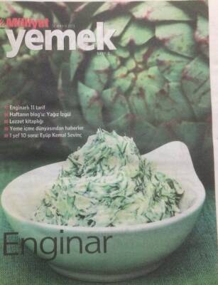 Milliyet Gazetesi Yemek Eki 12 Mayıs 2013 - Enginarlı 11 Tarif GZ35656 - 1
