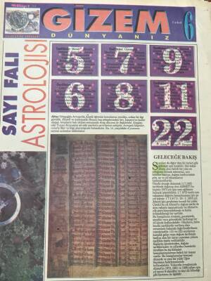 Milliyet Gizem Dünyanız Fasikül 6-Sayı Falı Astrolojisi GZ30620 - 1