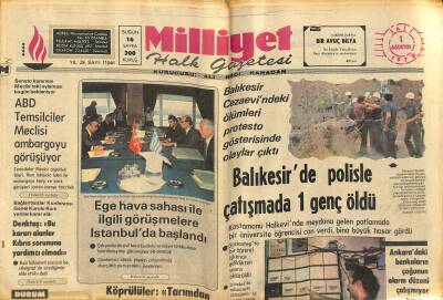 Milliyet Halk Gazetesi 1 Ağustos 1978 - Ege Hava Sahası İle İlgili Görüşmelere İstanbulda Başlandı GZ118508 - 1
