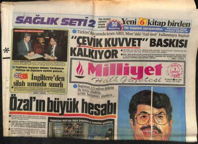 Milliyet Halk Gazetesi 1 Aralık 1985 - Bir Binbaşı , 17 Yıllık Eşini Öldürdü GZ83739 - 1