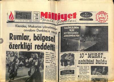 Milliyet Halk Gazetesi 1 Eylül 1971 - Horst Bucholz Şilede 9 Gün Kaldı , Tanınmadı GZ118819 - 1