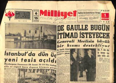 Milliyet Halk Gazetesi 1 Haziran 1958 - Tepebaşı Bahçesi Zeki Müren Reklamı GZ88904 - 1