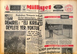 Milliyet Halk Gazetesi 1 Haziran 1966 - Kâğıt Paraların Hepsi Değişiyor - Zonguldak'ta 3600 İşçi Ocağa Girmiyor GZ160436 - Gökçekoleksiyon