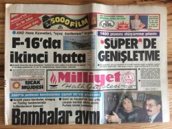 Milliyet Halk Gazetesi 1 Kasım 1987 - ABD Hava Kuvvetleri , Uçuş Kısıtlaması Koydu GZ72842 - 1