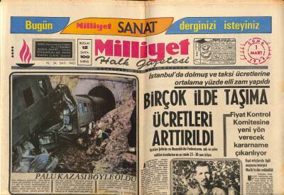 Milliyet Halk Gazetesi 1 Mart 1974 - Suriye 65 İsrail Esirinin Listesini Verdi GZ81798 - 1