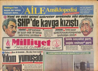 Milliyet Halk Gazetesi 1 Nisan 1986 - Fenerbahçenin İşi , Ortada Sıçana Kaldı - KKTCde Hava EVET GZ126834 - 1