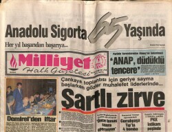 Milliyet Halk Gazetesi 1 Nisan 1990 - Zakkumcu İçin Avrupa Patent Ofisine Başvuruldu GZ69739 - 2