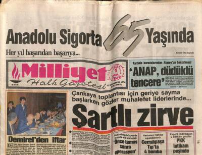 Milliyet Halk Gazetesi 1 Nisan 1990 - Zakkumcu İçin Avrupa Patent Ofisine Başvuruldu GZ69739 - 1