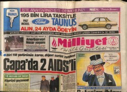 Milliyet Halk Gazetesi 1 Şubat 1987 - Amerikalılar TUSAŞın Denetiminden Rahatsız GZ62760 - 1