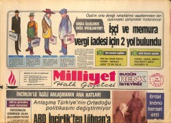 Milliyet Halk Gazetesi 10 Aralık 1983 - Erdal İnönü Beraat Etti - Özal : ''Dışarıdan Bakan Alabilirim'' GZ161197 - Gökçekoleksiyon