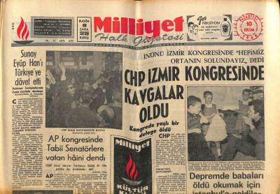 Milliyet Halk Gazetesi 10 Ekim 1966 - Şahap Gürler Bugün Toprağa Veriliyor GZ74407 - 1