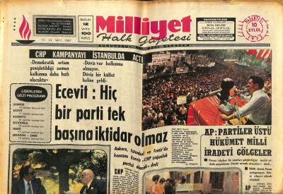 Milliyet Halk Gazetesi 10 Eylül 1973 - İhracatta Kur Garantisi Başladı - İnşaat Malzemesi Fiyatları Arttı GZ118591 - 1