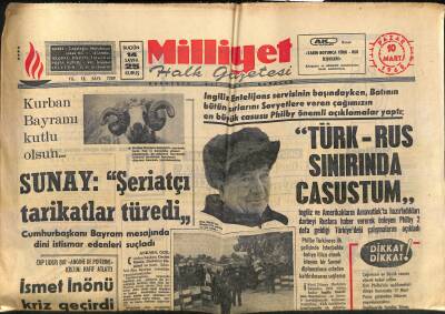 Milliyet Halk Gazetesi 10 Mart 1968 - Lefkoşadan Türkler İlk Defa Serbest Çıktı GZ118737 - 1
