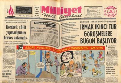 Milliyet Halk Gazetesi 10 Mart 1975 - Erimin , Türk Hukuk Kurumundan İhracı Önerildi GZ79183 - 1